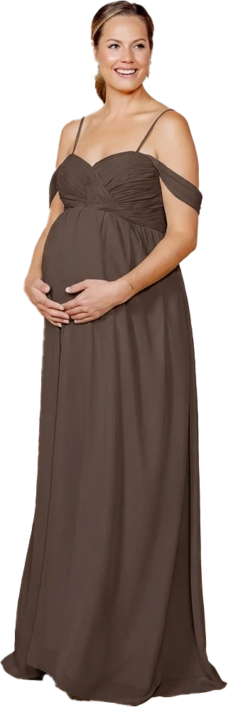 Maternity Kennedy Chiffon Convertible Dress | Made To Order - Image 113