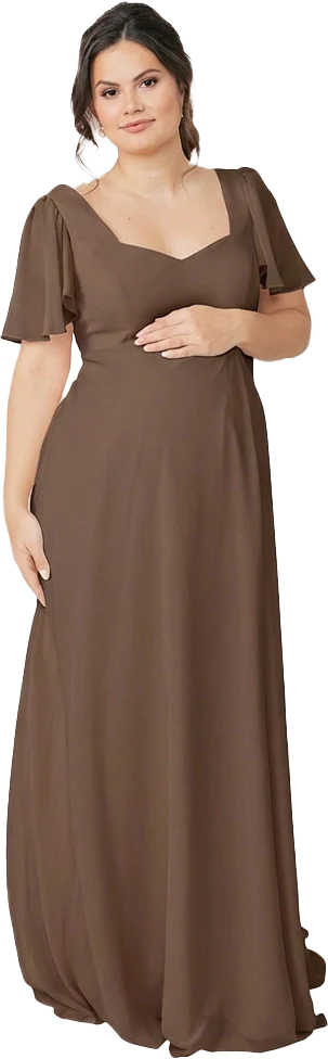 Maternity Madeline Convertible Chiffon Dress | Made To Order - Image 111