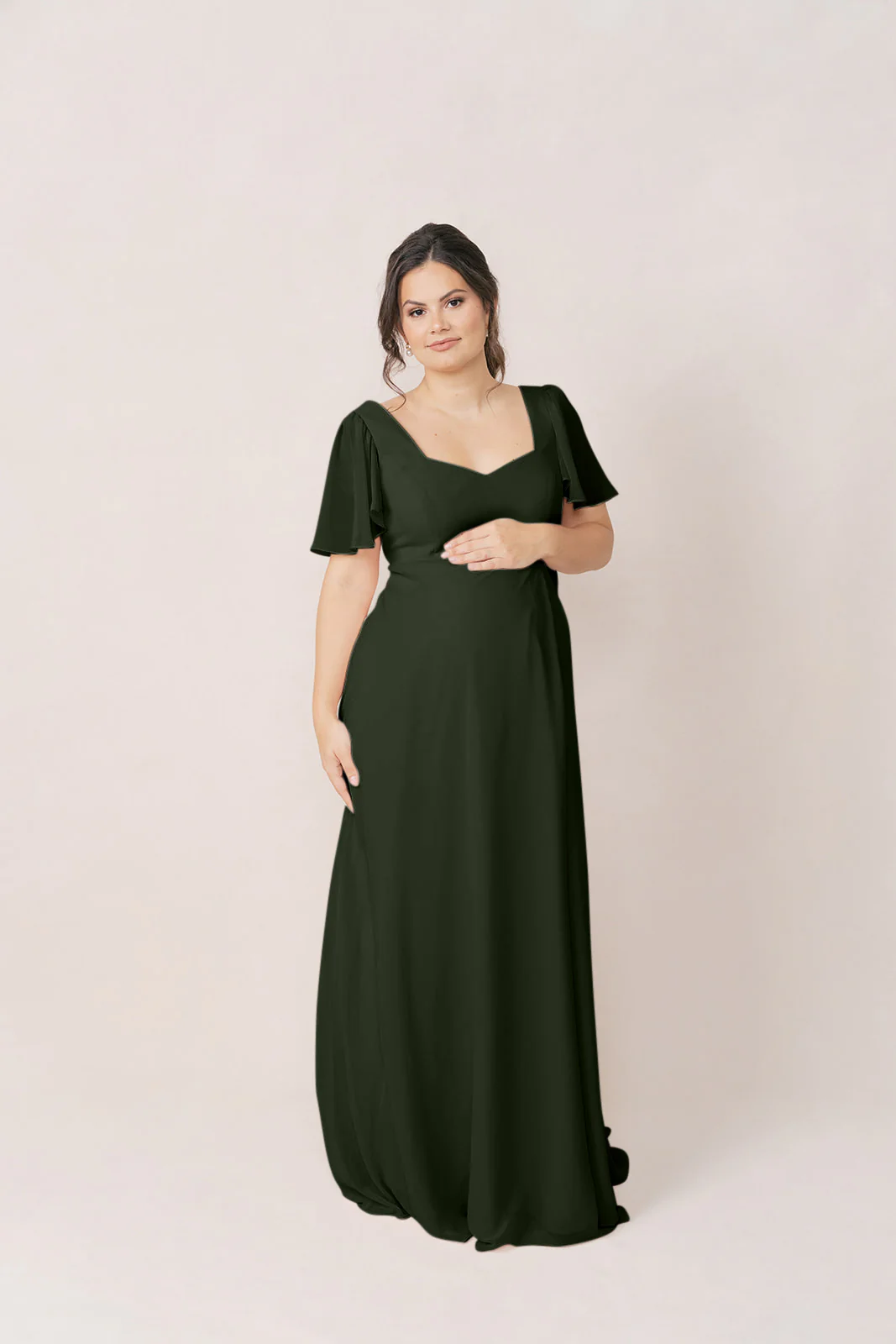 Maternity Madeline Convertible Chiffon Dress | Made To Order - Image 13
