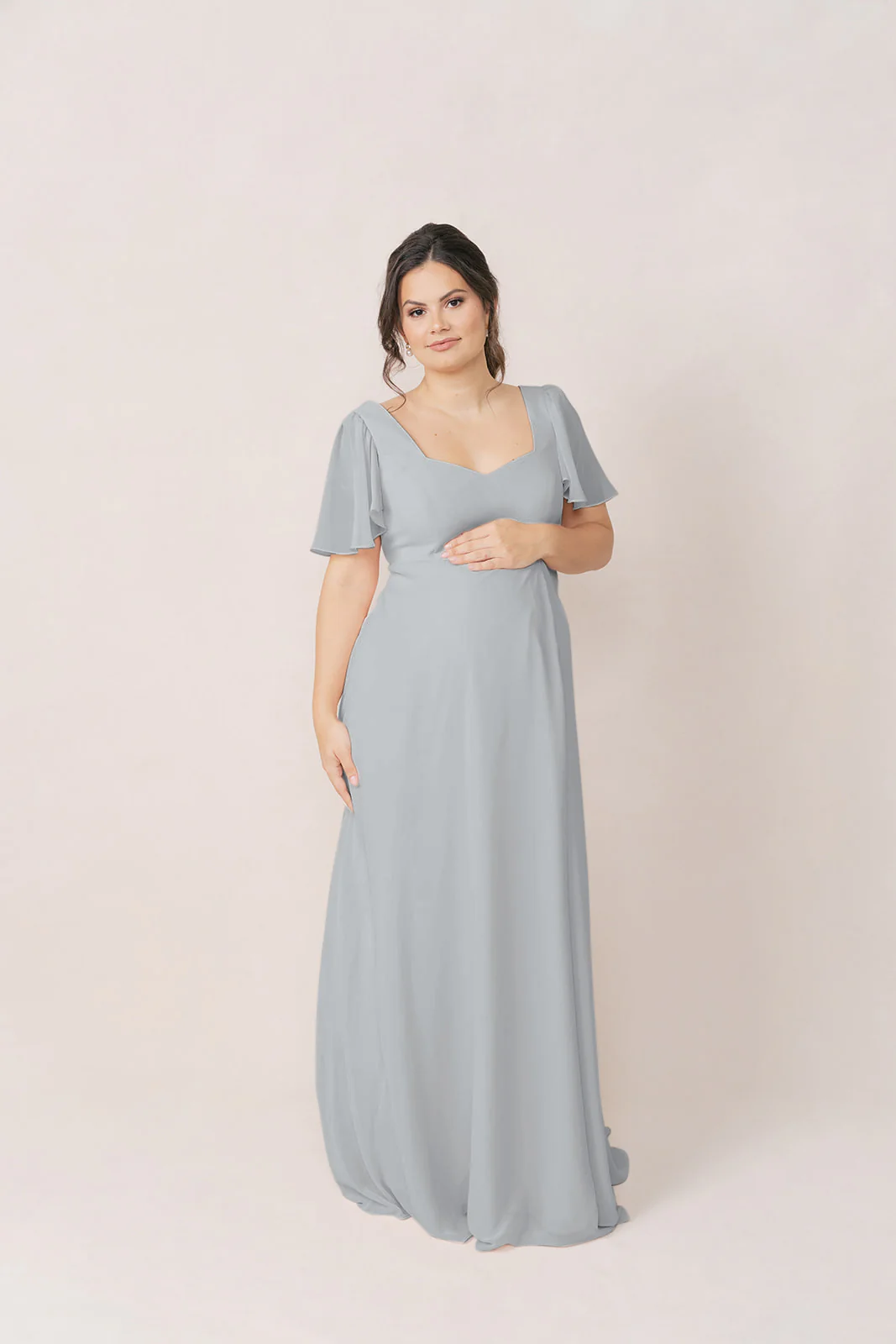 Maternity Madeline Convertible Chiffon Dress | Made To Order - Image 16