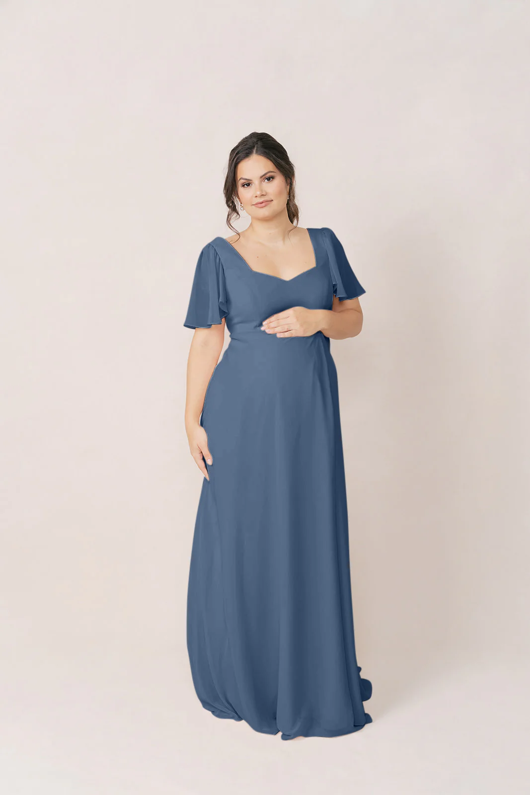 Maternity Madeline Convertible Chiffon Dress | Made To Order - Image 17