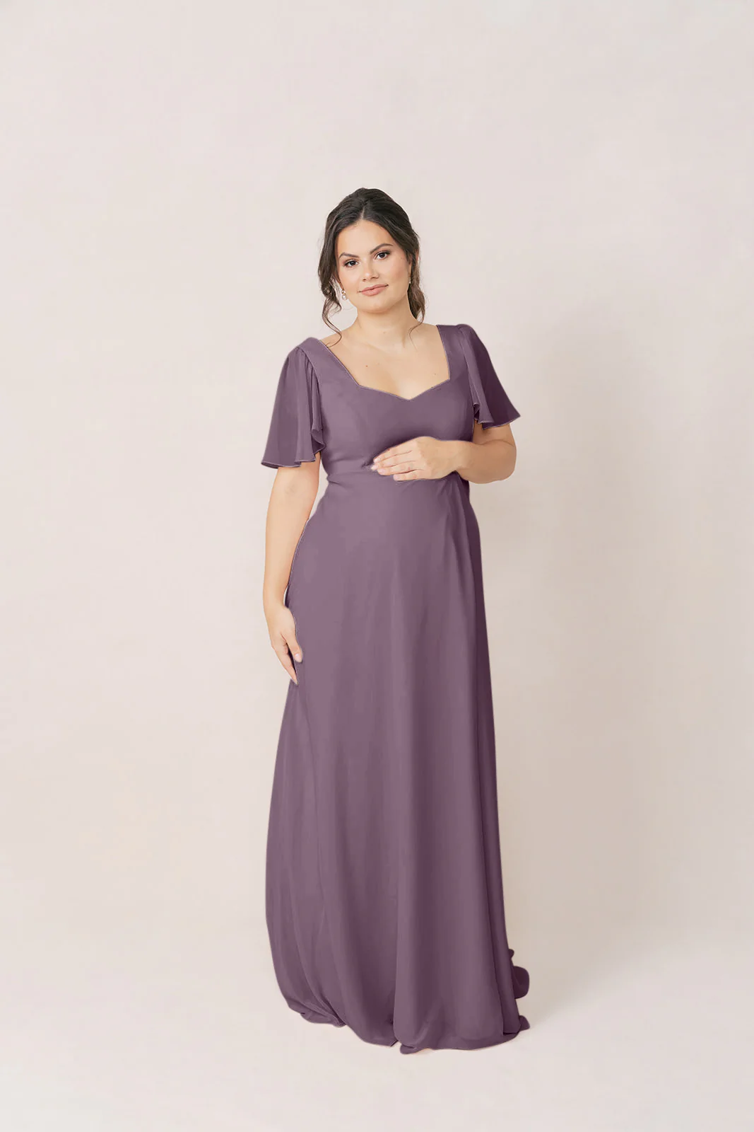 Maternity Madeline Convertible Chiffon Dress | Made To Order - Image 18
