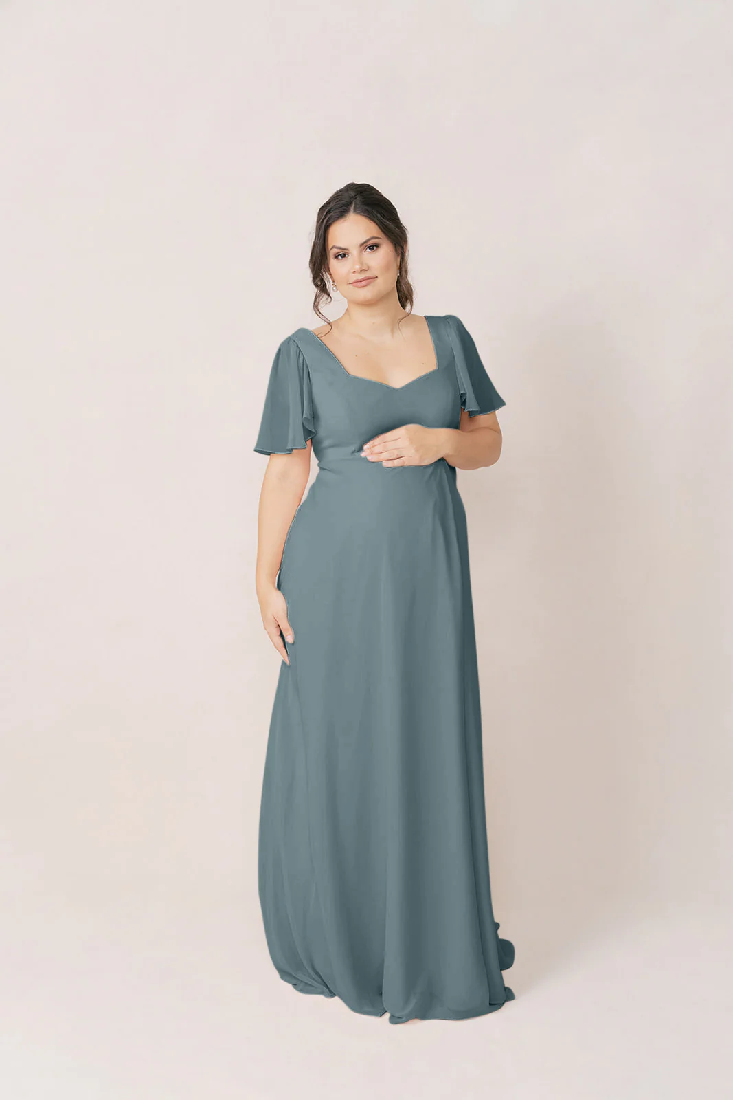 Maternity Madeline Convertible Chiffon Dress | Made To Order - Image 19