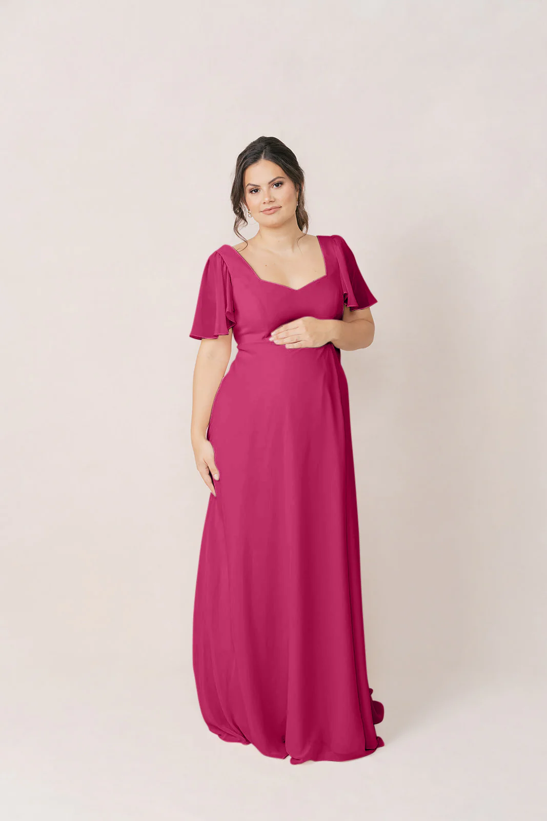 Maternity Madeline Convertible Chiffon Dress | Made To Order - Image 22