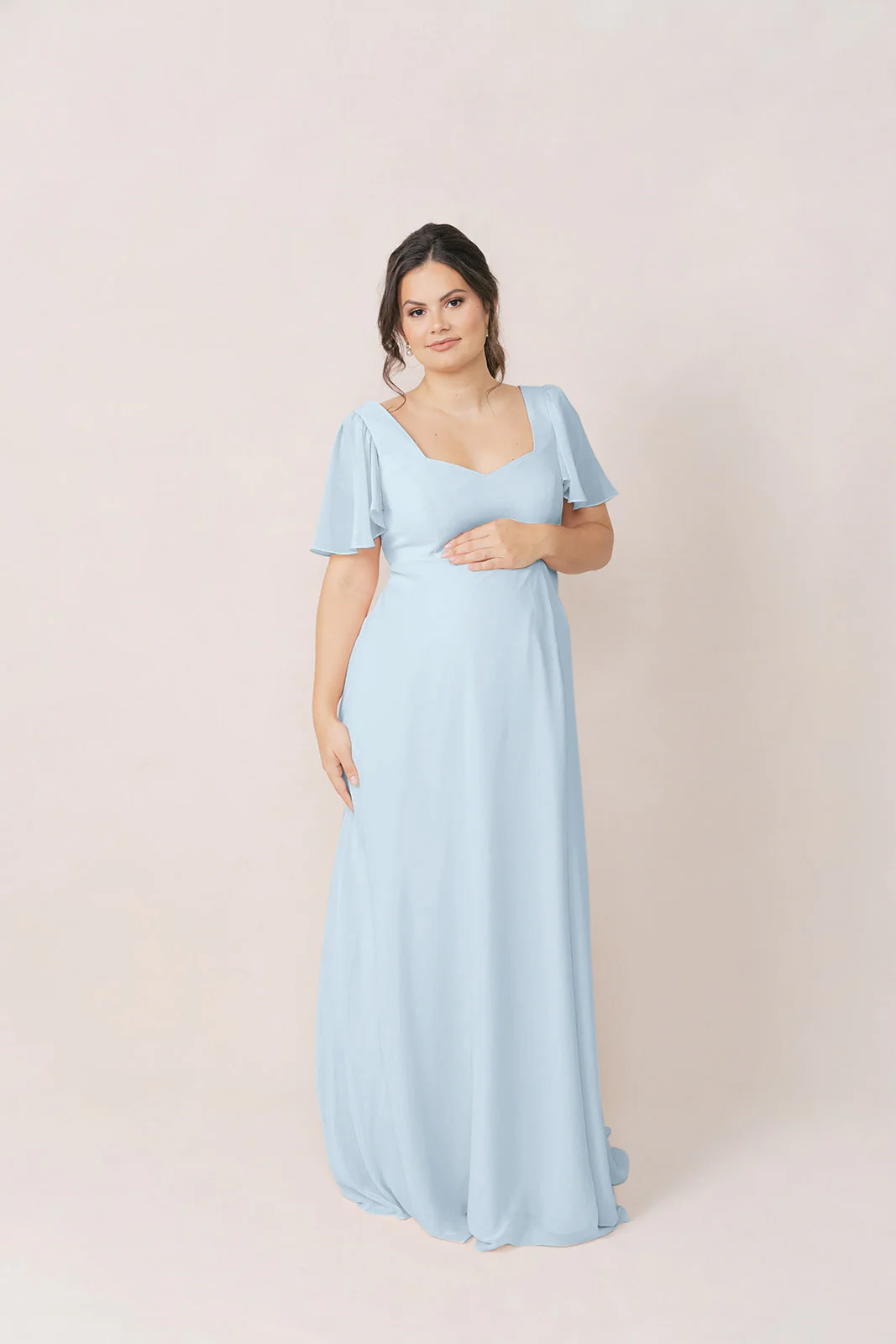 Maternity Madeline Convertible Chiffon Dress | Made To Order - Image 25