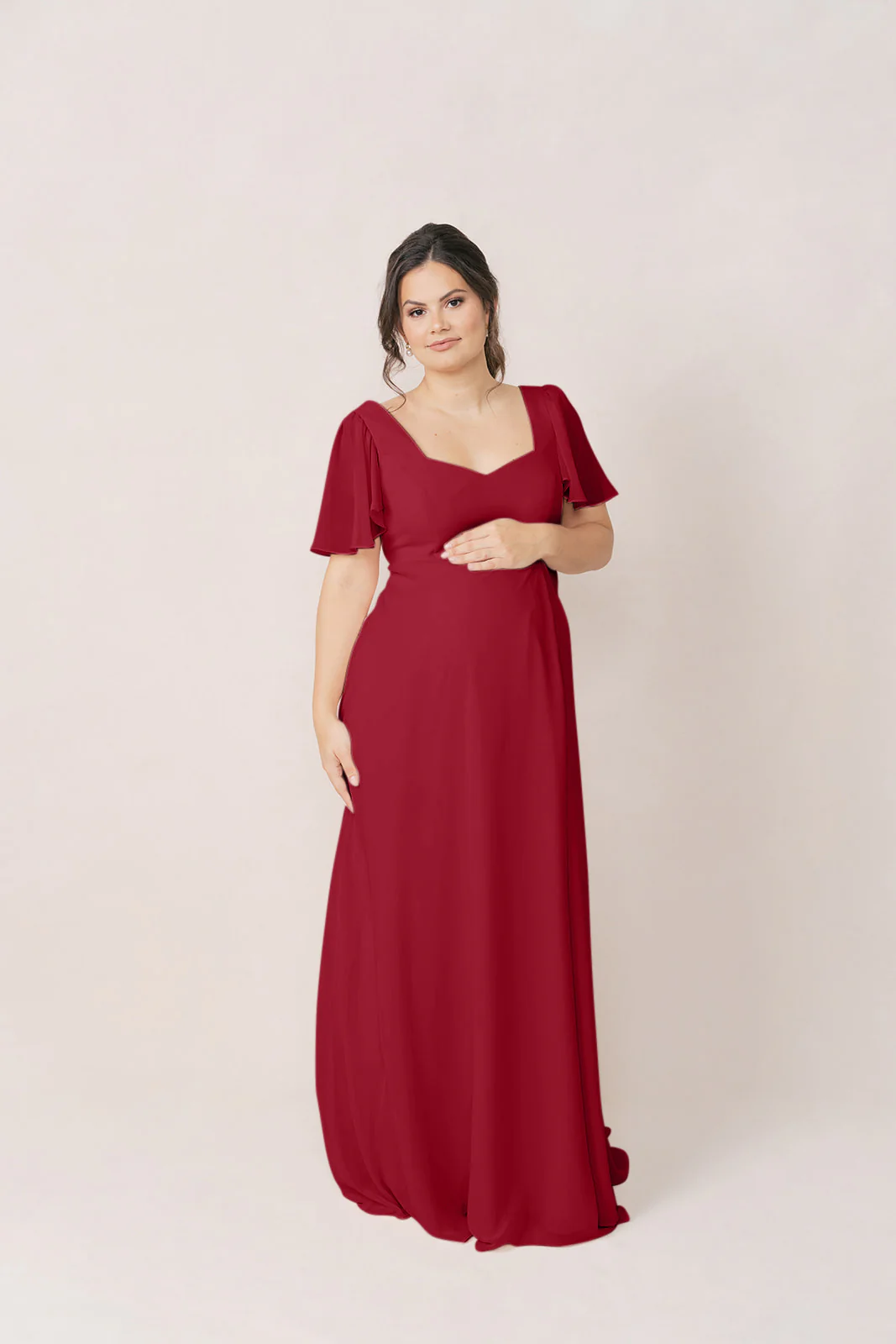 Maternity Madeline Convertible Chiffon Dress | Made To Order - Image 31