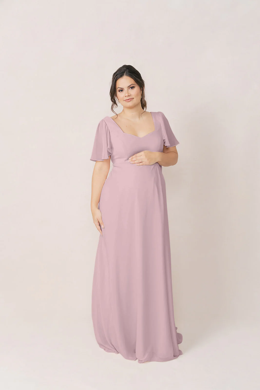 Maternity Madeline Convertible Chiffon Dress | Made To Order - Image 34