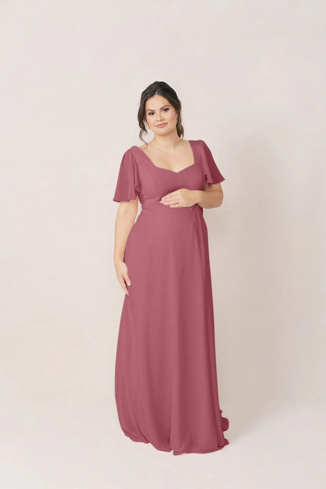 Maternity Madeline Convertible Chiffon Dress | Made To Order - Image 37