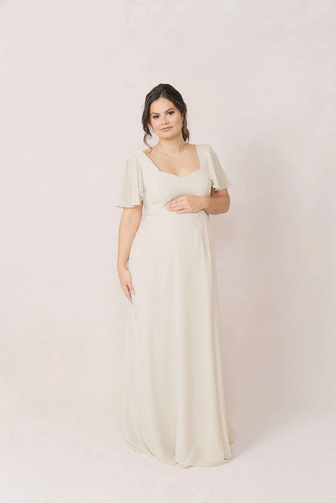 Maternity Madeline Convertible Chiffon Dress | Made To Order - Image 41