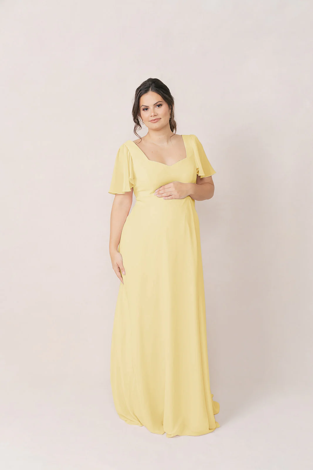 Maternity Madeline Convertible Chiffon Dress | Made To Order - Image 47