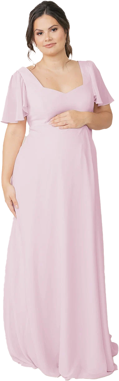 Maternity Madeline Convertible Chiffon Dress | Made To Order - Image 54