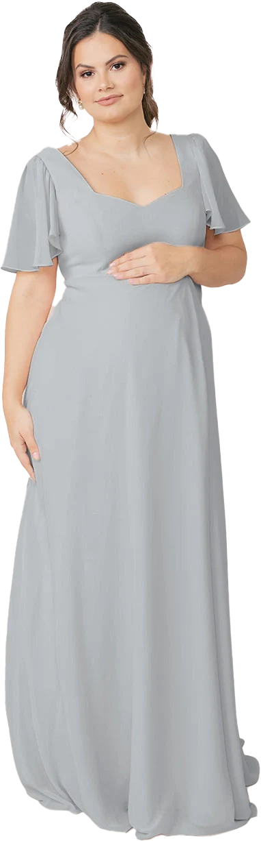 Maternity Madeline Convertible Chiffon Dress | Made To Order - Image 66