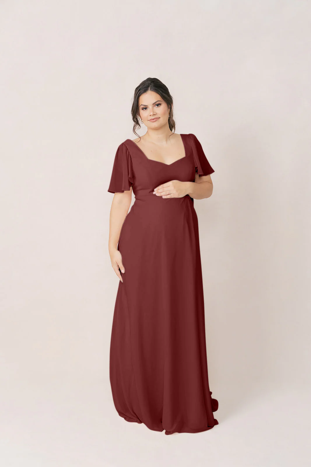 Maternity Madeline Convertible Chiffon Dress | Made To Order - Image 8