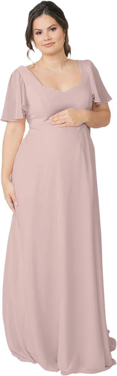 Maternity Madeline Convertible Chiffon Dress | Made To Order - Image 95