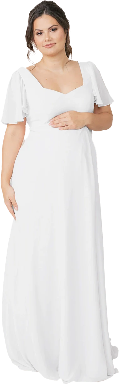 Maternity Madeline Convertible Chiffon Dress | Made To Order - Image 96