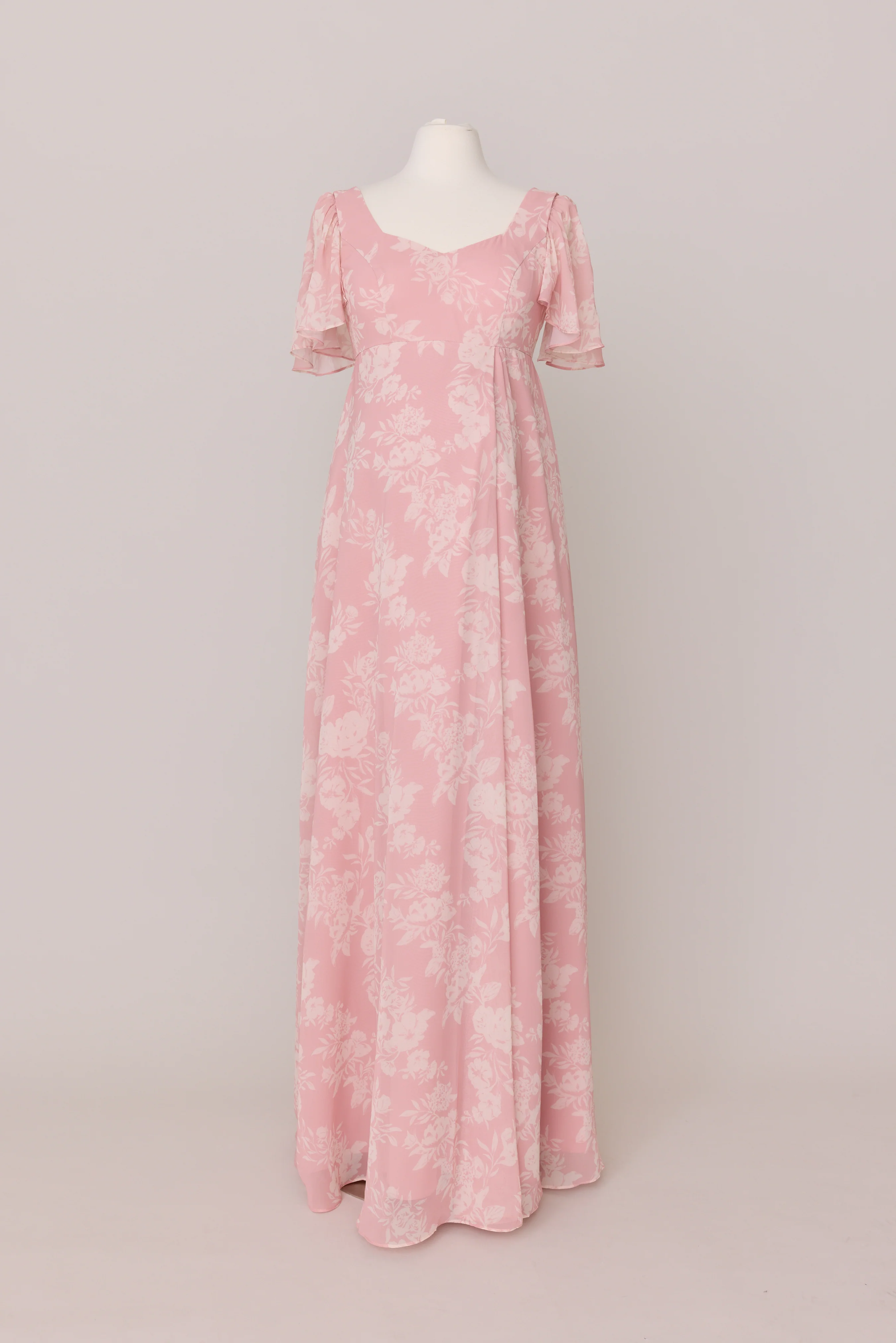 Maternity Madeline Convertible Chiffon Floral Print Dress | Made To Order - Image 16