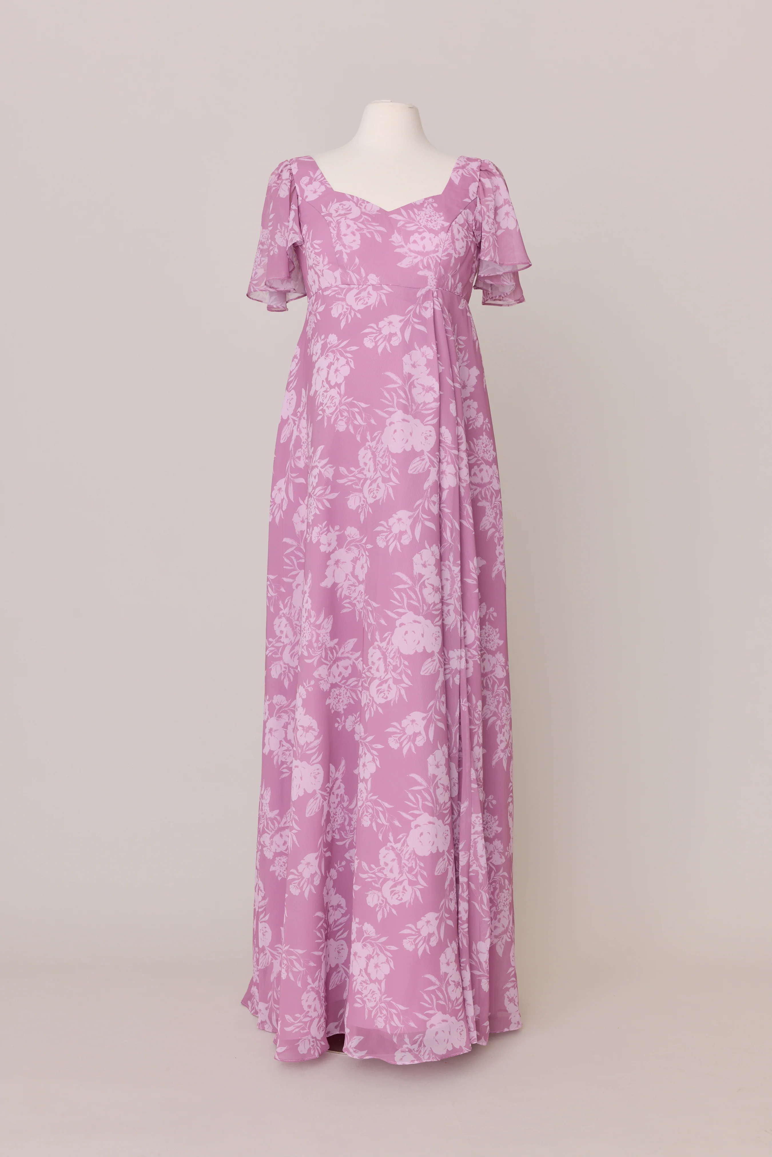 Maternity Madeline Convertible Chiffon Floral Print Dress | Made To Order - Image 17
