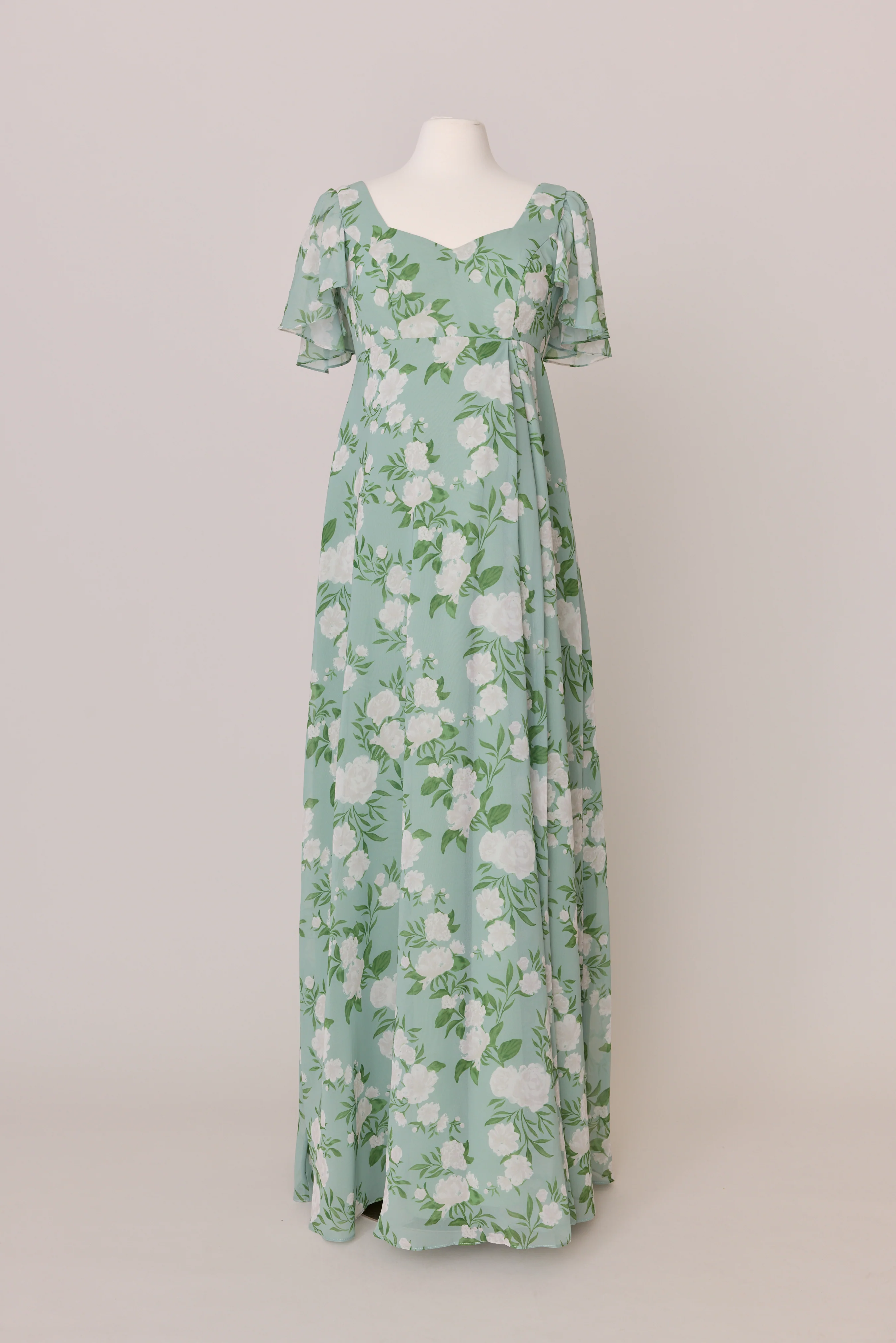 Maternity Madeline Convertible Chiffon Floral Print Dress | Made To Order - Image 19