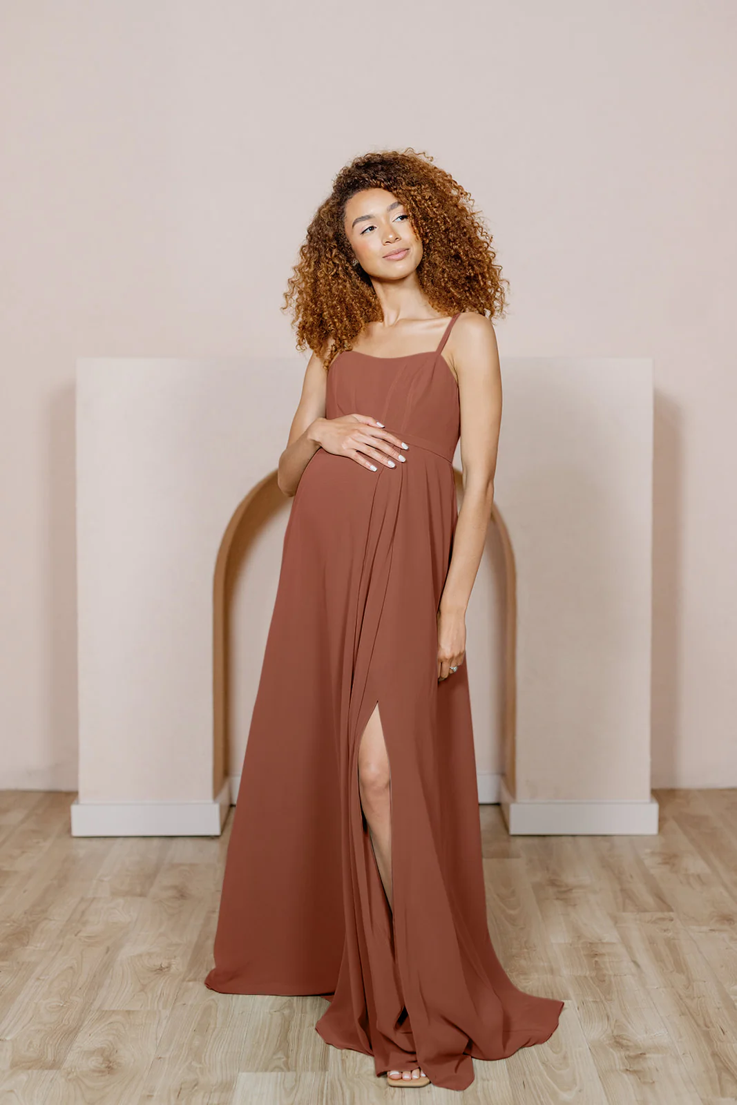 Maternity Nova Chiffon Dress | Made To Order - Image 10