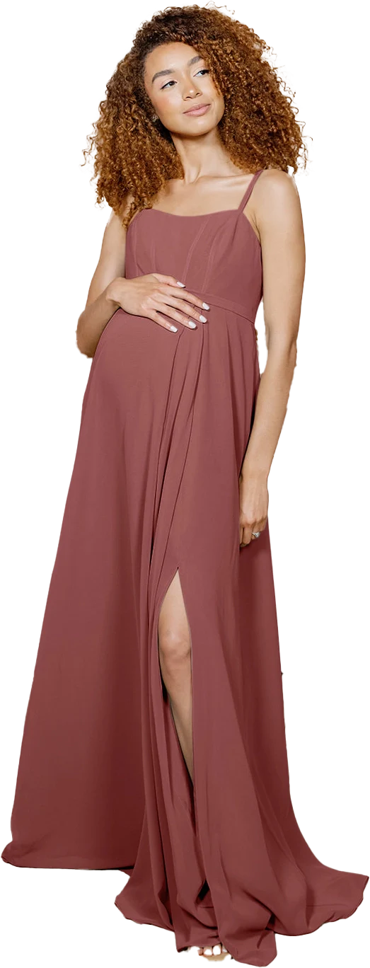 Maternity Nova Chiffon Dress | Made To Order - Image 102