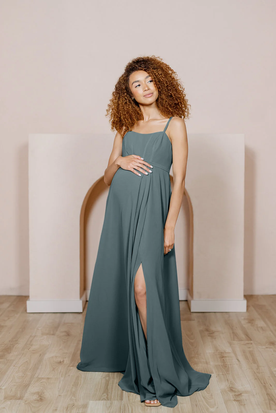 Maternity Nova Chiffon Dress | Made To Order - Image 21