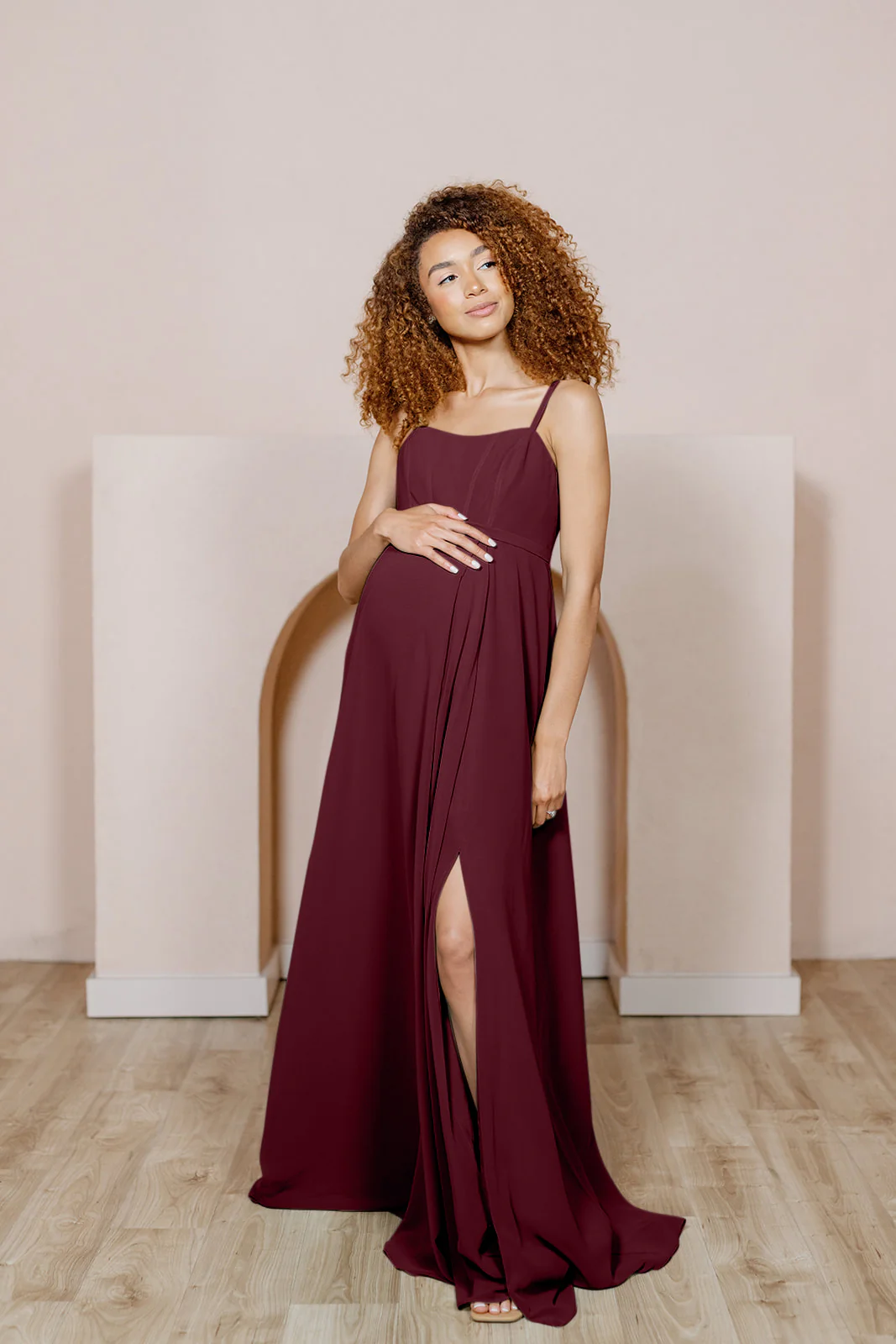 Maternity Nova Chiffon Dress | Made To Order - Image 24