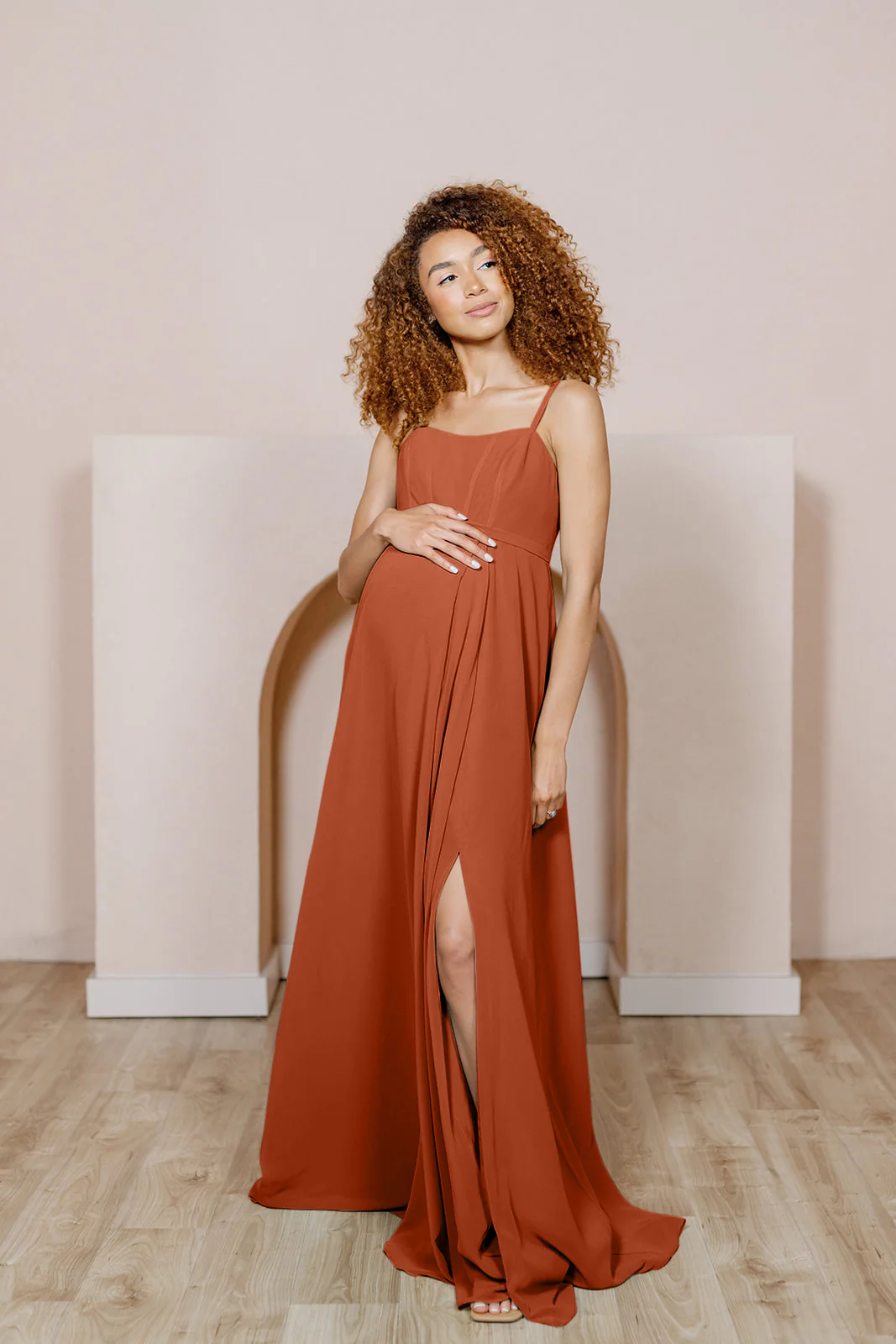 Maternity Nova Chiffon Dress | Made To Order - Image 32