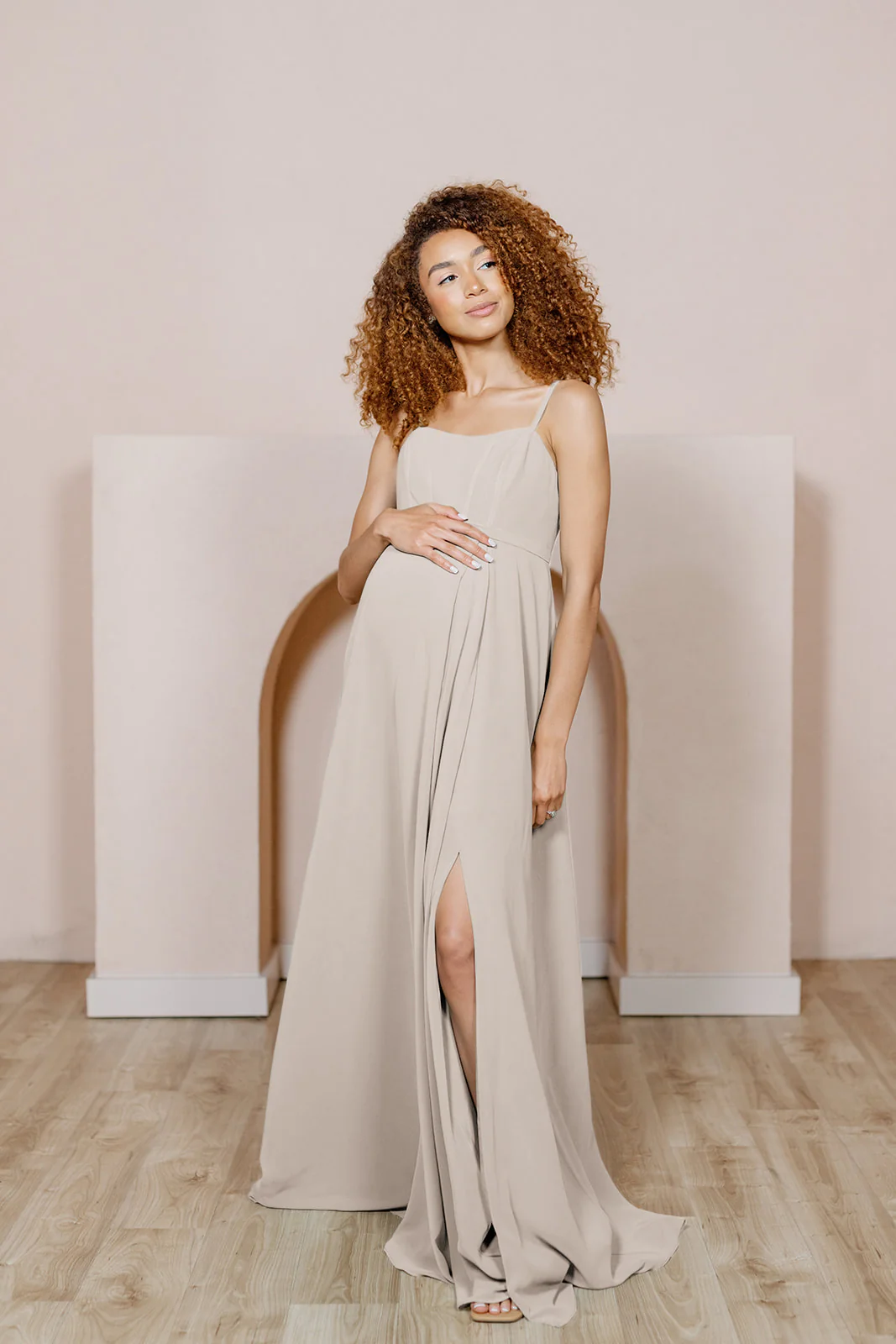 Maternity Nova Chiffon Dress | Made To Order - Image 35
