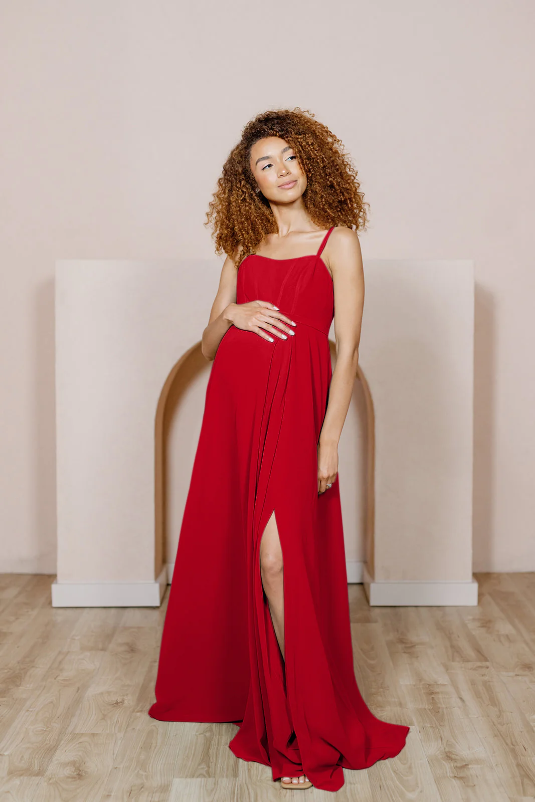 Maternity Nova Chiffon Dress | Made To Order - Image 43