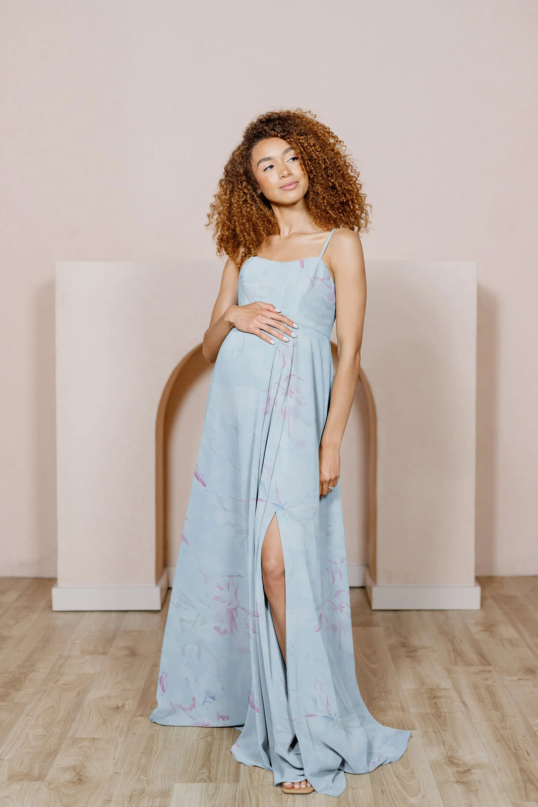 Maternity Nova Chiffon Dress | Made To Order - Image 46