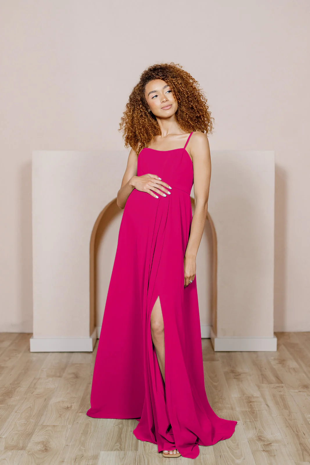 Maternity Nova Chiffon Dress | Made To Order - Image 53