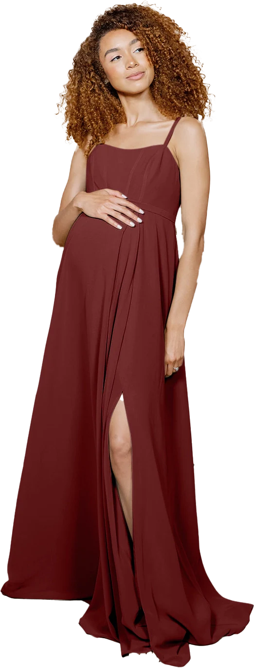 Maternity Nova Chiffon Dress | Made To Order - Image 80