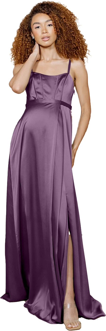 Maternity Nova Satin Dress | Made To Order - Image 91