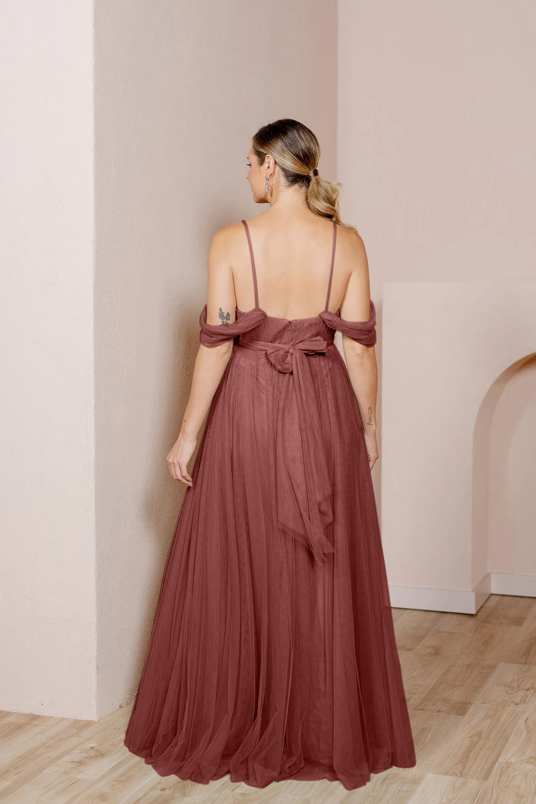 Maternity Rosalie Tulle Convertible Dress | Made To Order - Image 14