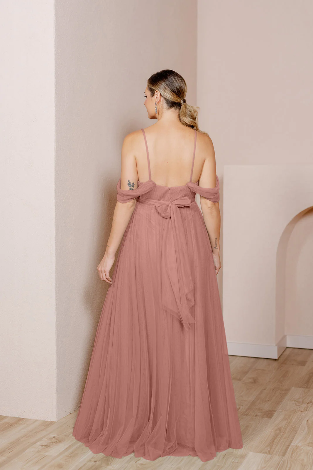 Maternity Rosalie Tulle Convertible Dress | Made To Order - Image 18