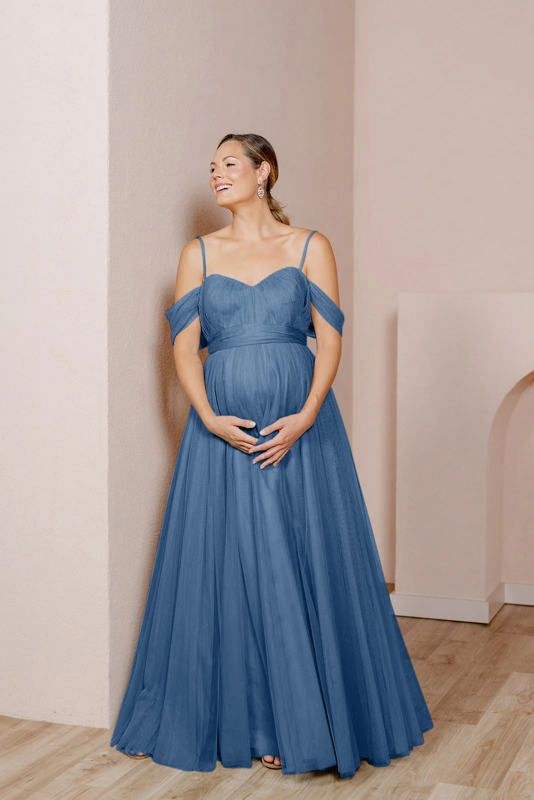 Maternity Rosalie Tulle Convertible Dress | Made To Order - Image 21