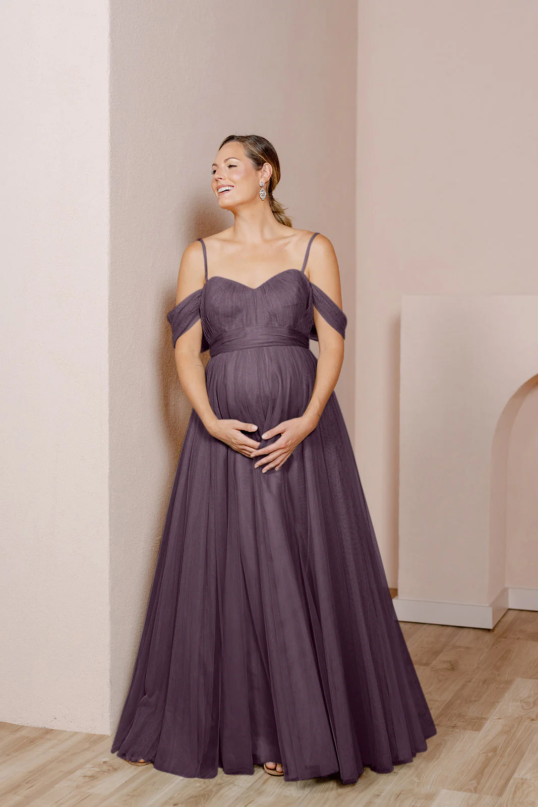 Maternity Rosalie Tulle Convertible Dress | Made To Order - Image 23