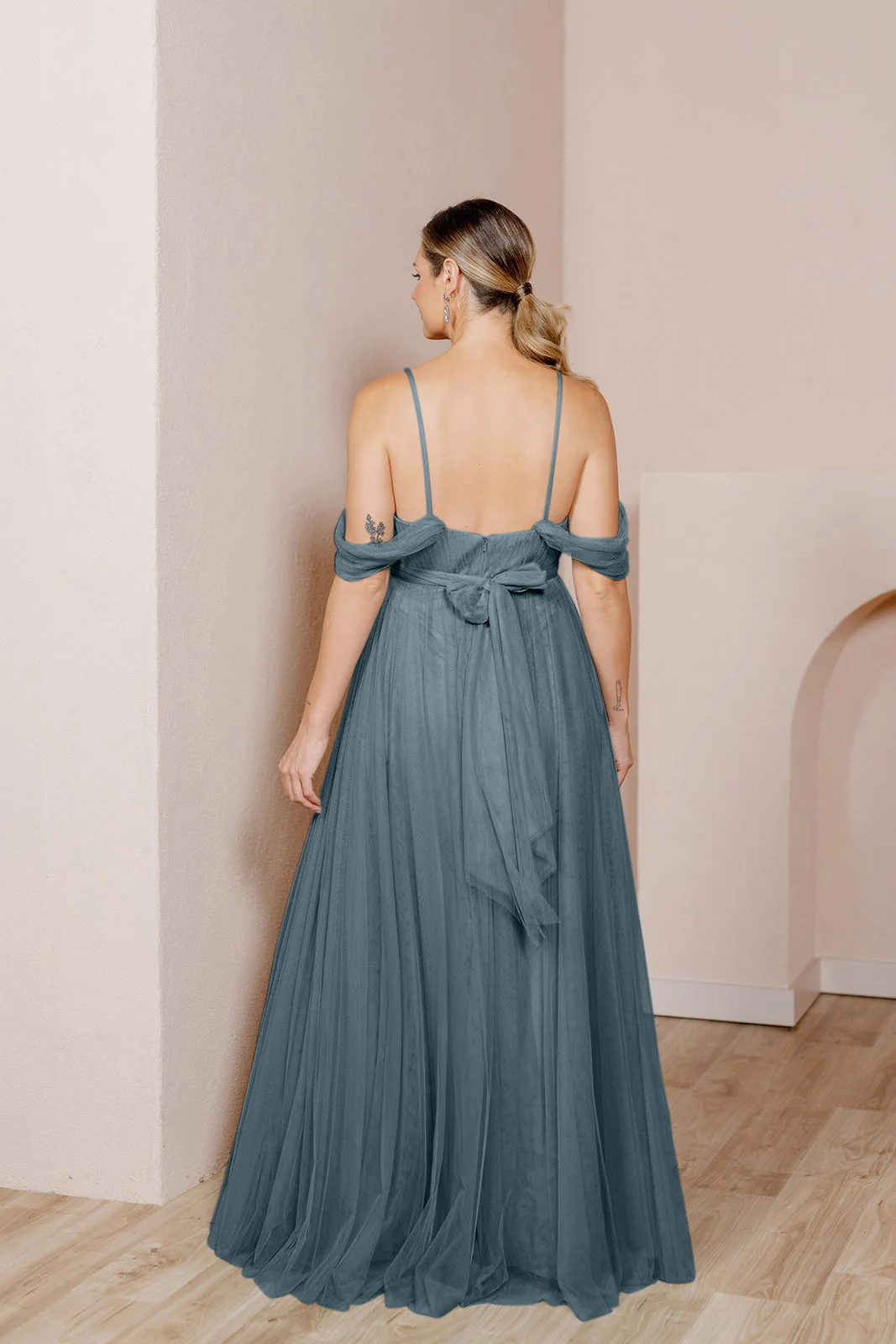 Maternity Rosalie Tulle Convertible Dress | Made To Order - Image 26