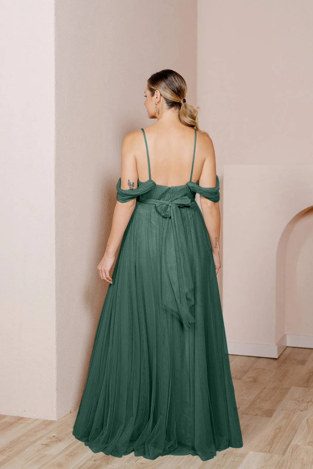 Maternity Rosalie Tulle Convertible Dress | Made To Order - Image 31