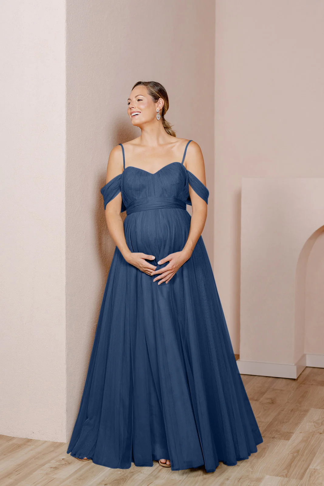 Maternity Rosalie Tulle Convertible Dress | Made To Order - Image 38