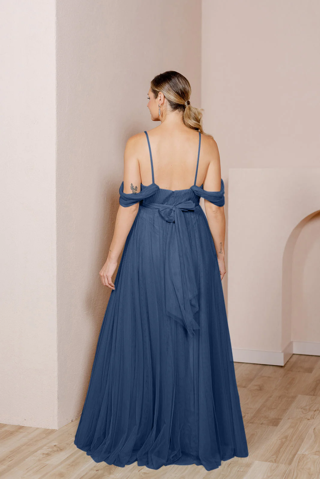 Maternity Rosalie Tulle Convertible Dress | Made To Order - Image 39