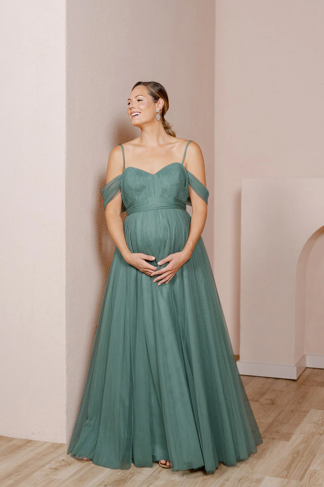 Maternity Rosalie Tulle Convertible Dress | Made To Order - Image 40