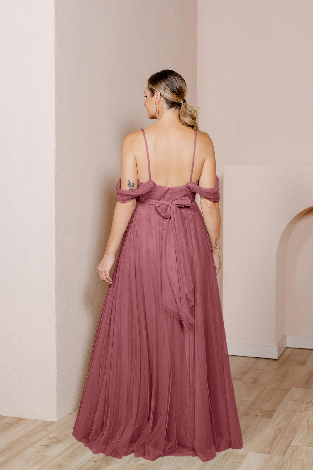 Maternity Rosalie Tulle Convertible Dress | Made To Order - Image 43