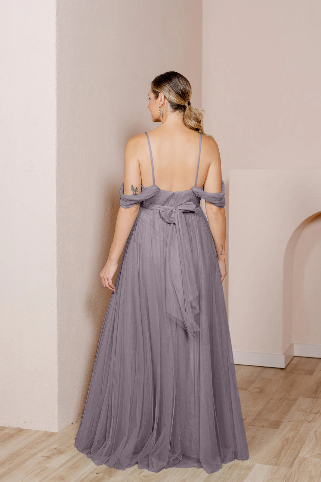 Maternity Rosalie Tulle Convertible Dress | Made To Order - Image 51