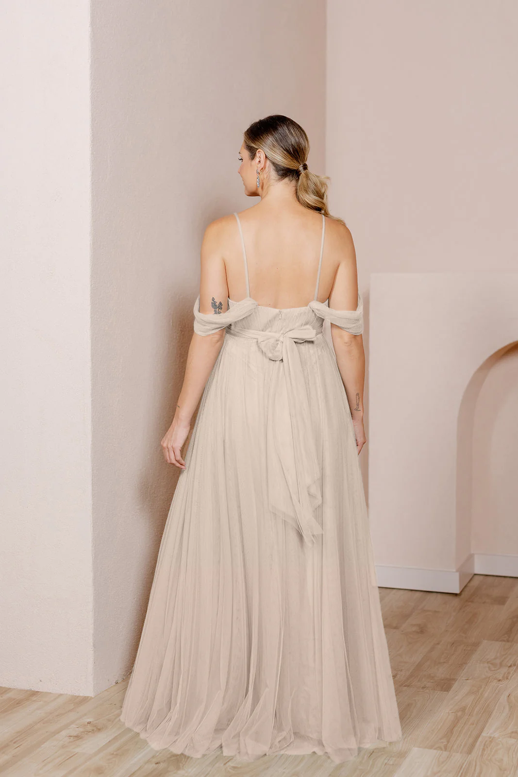 Maternity Rosalie Tulle Convertible Dress | Made To Order - Image 55