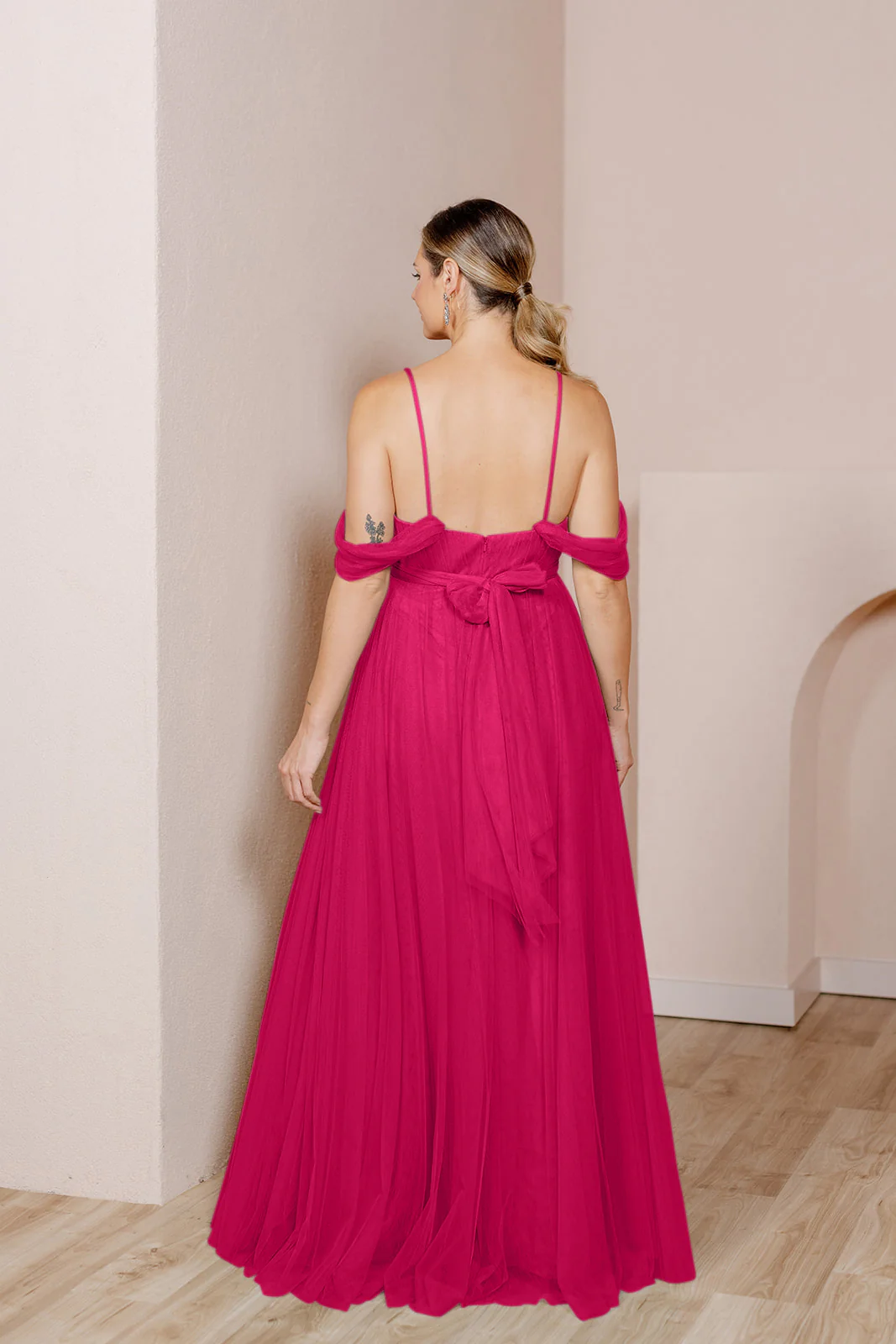 Maternity Rosalie Tulle Convertible Dress | Made To Order - Image 59