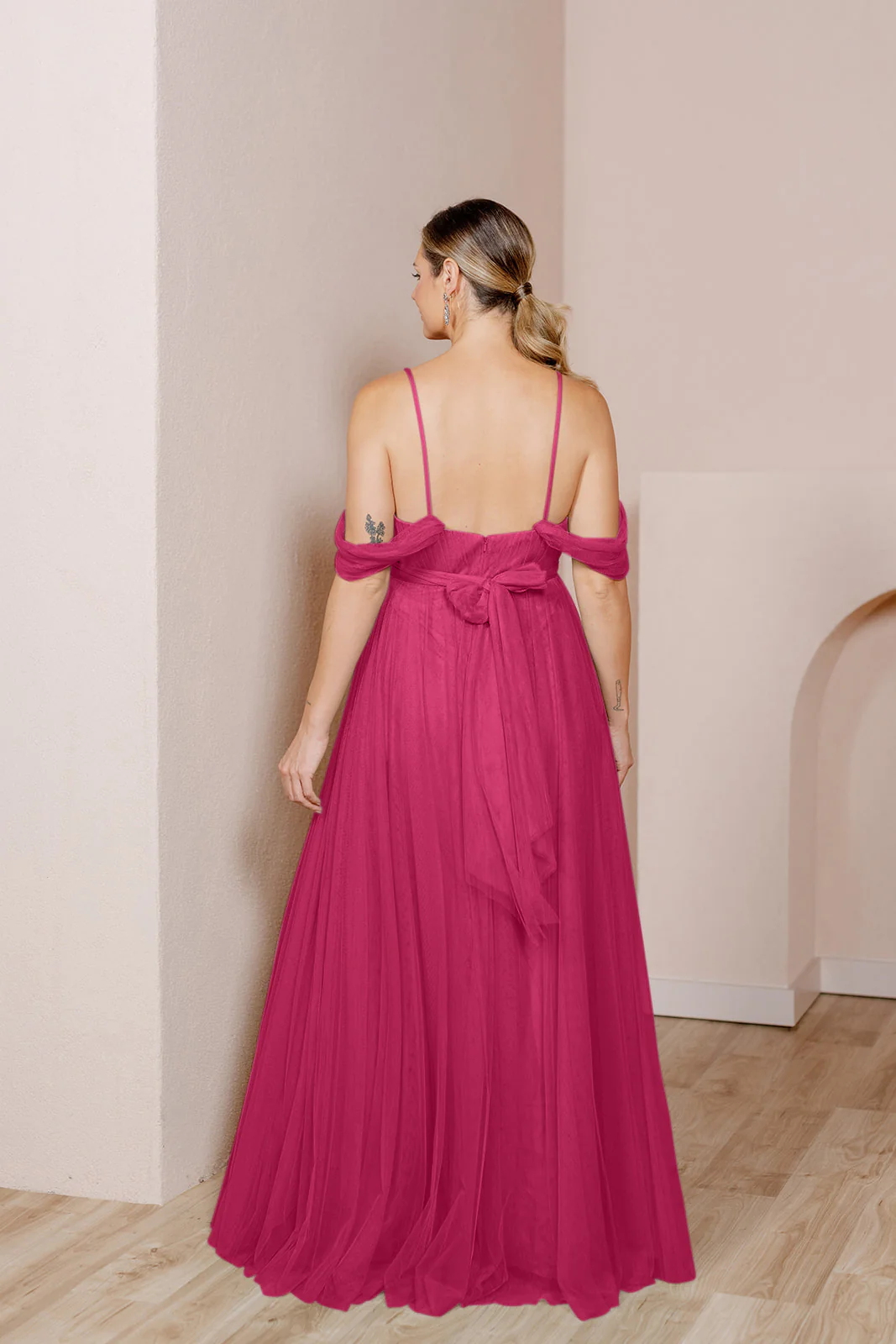 Maternity Rosalie Tulle Convertible Dress | Made To Order - Image 61