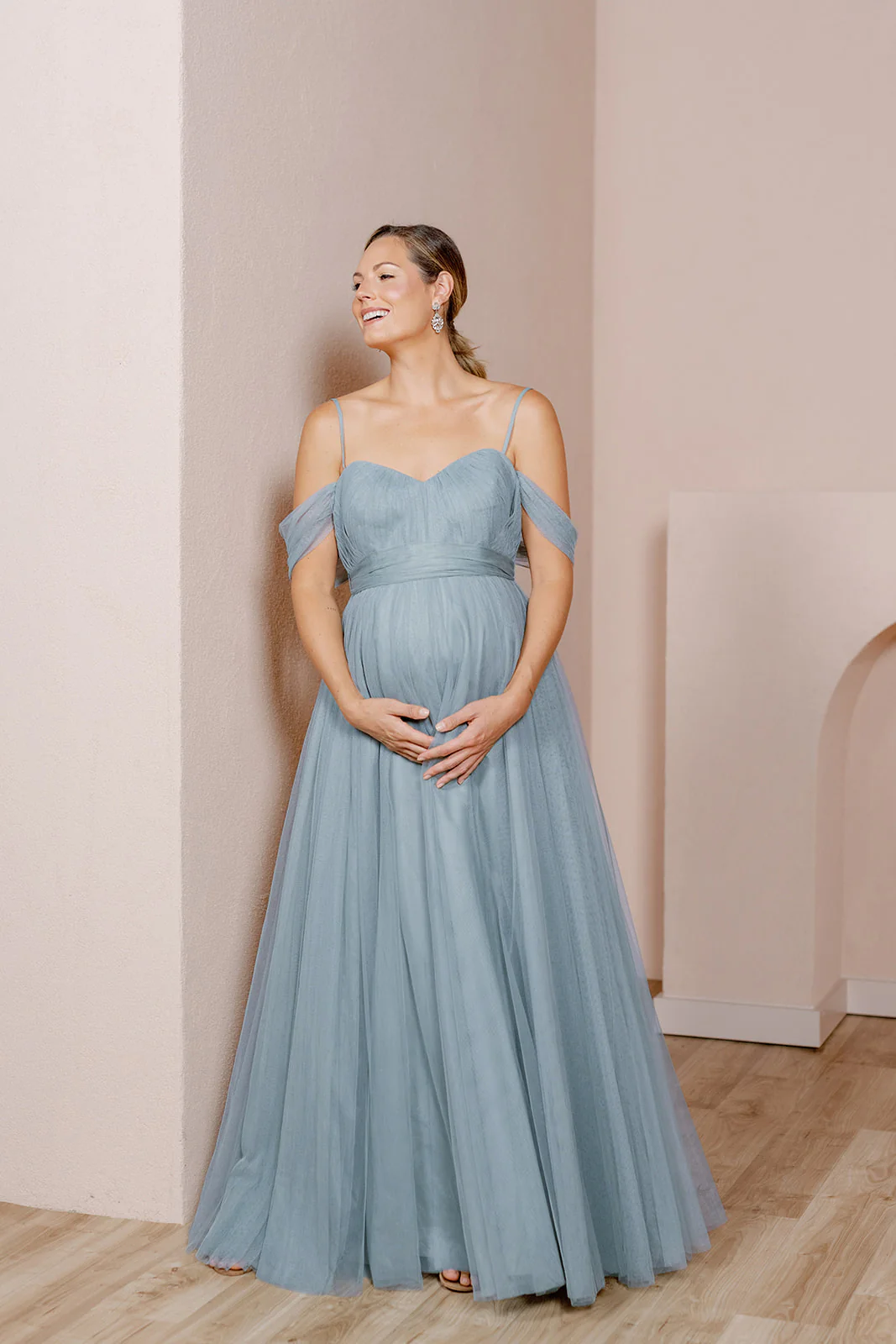 Maternity Rosalie Tulle Convertible Dress | Made To Order - Image 62