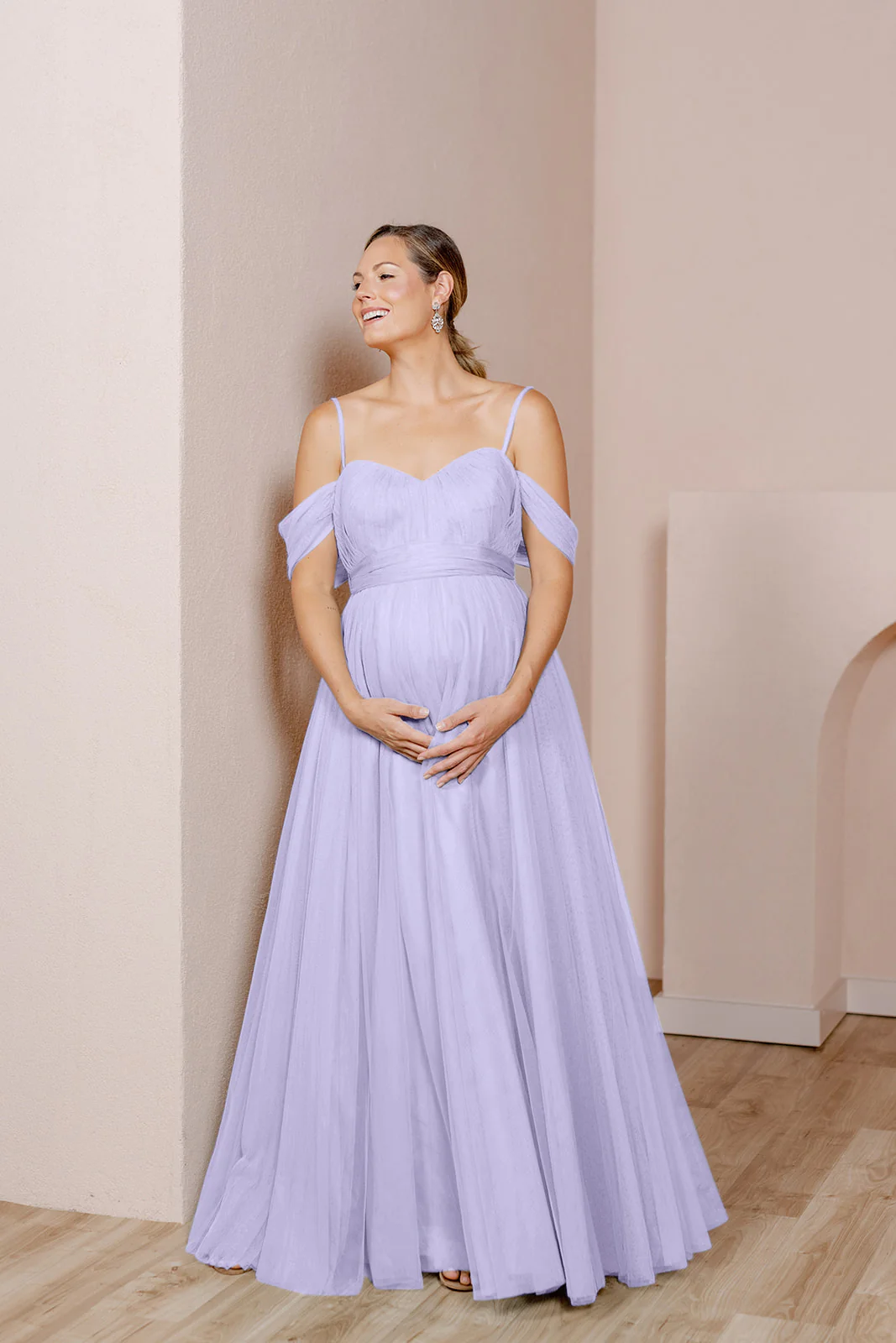 Maternity Rosalie Tulle Convertible Dress | Made To Order - Image 70