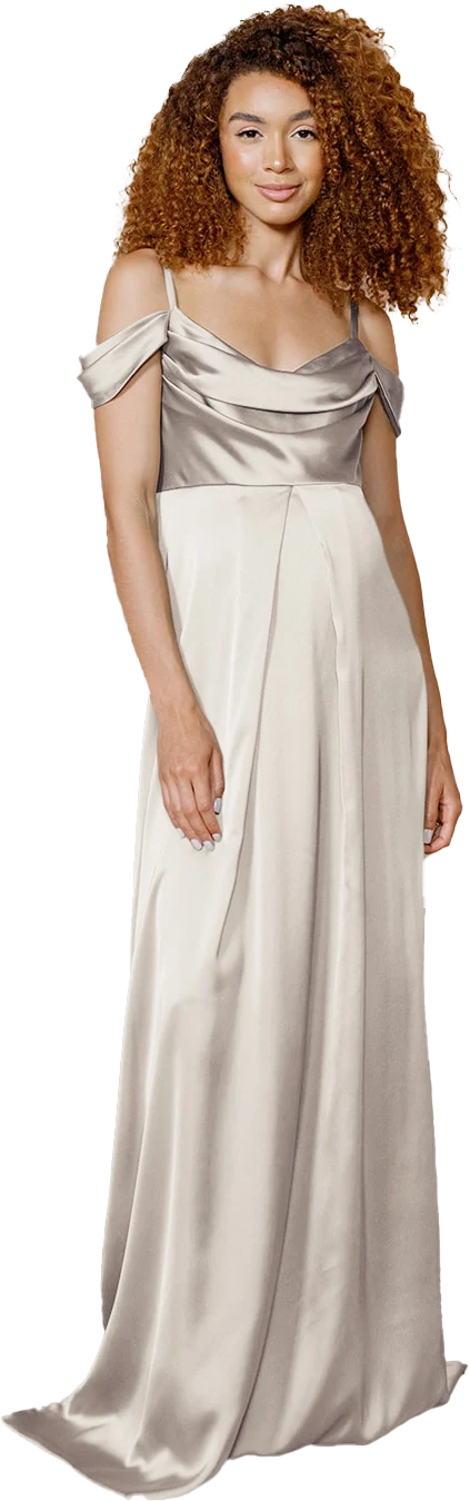 Maternity Sienna Satin Dress | Made To Order - Image 101